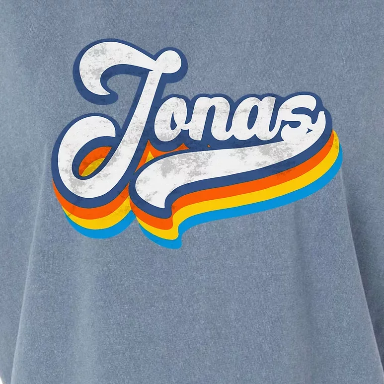 Retro Jonas First Name Jonas Garment-Dyed Women's Muscle Tee