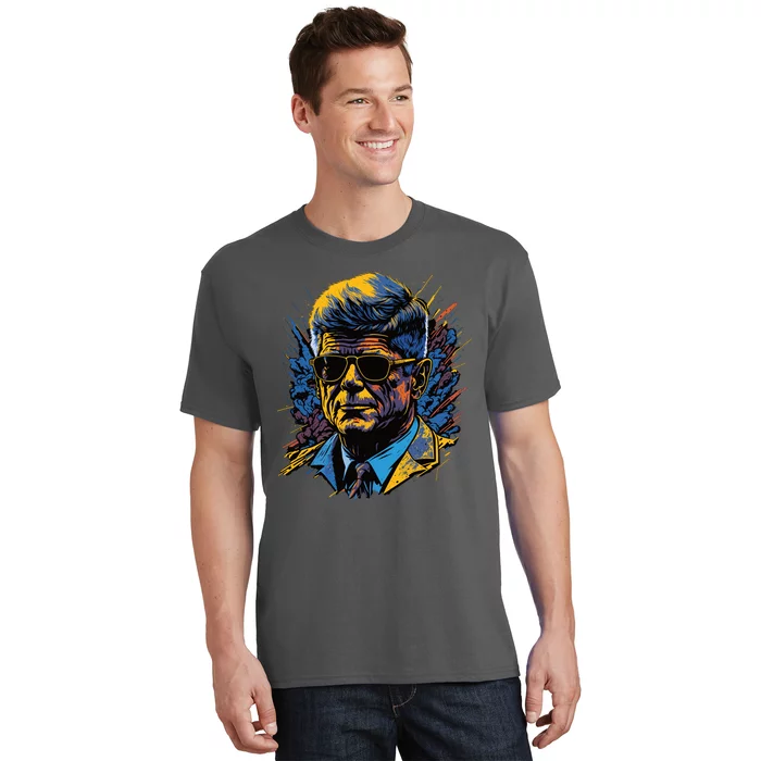 Retro John F Kennedy Pop T-Shirt