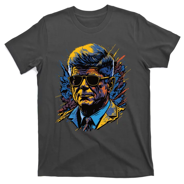 Retro John F Kennedy Pop T-Shirt