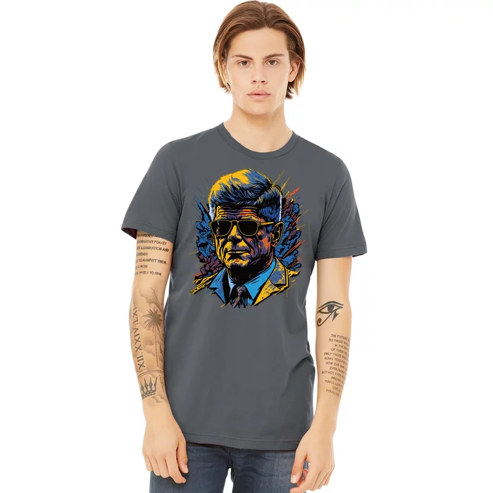 Retro John F Kennedy Pop Premium T-Shirt