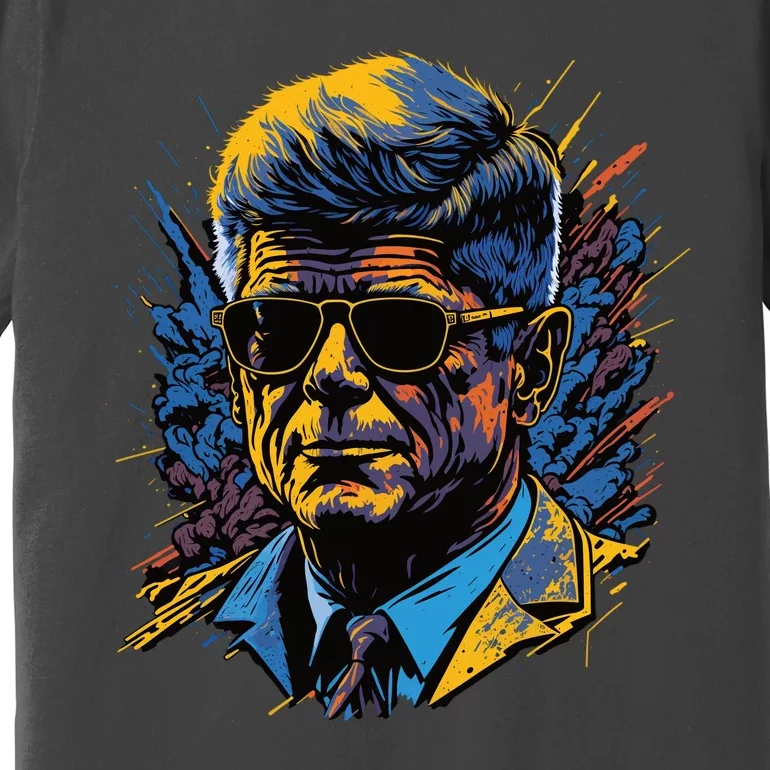 Retro John F Kennedy Pop Premium T-Shirt