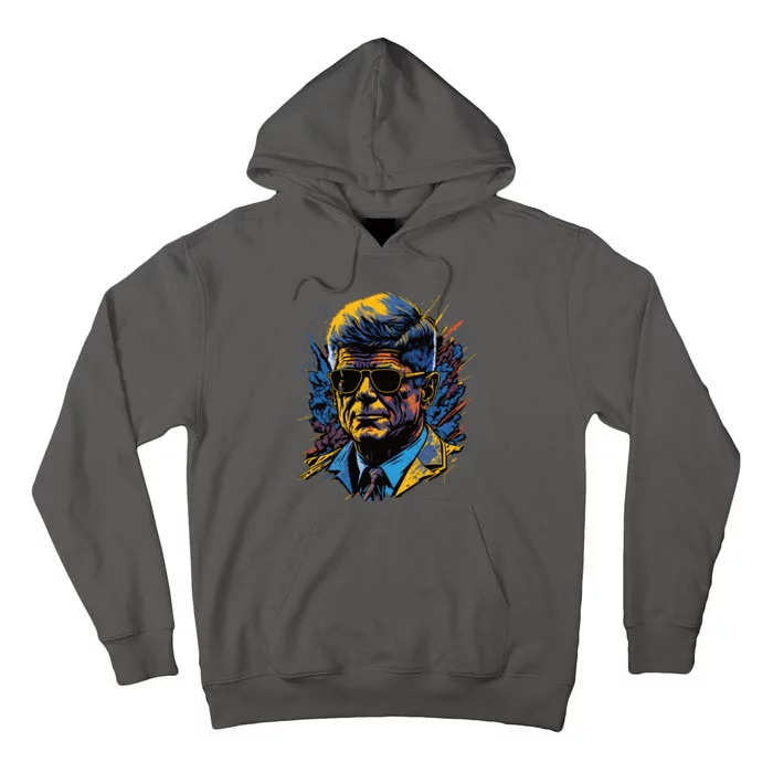 Retro John F Kennedy Pop Tall Hoodie