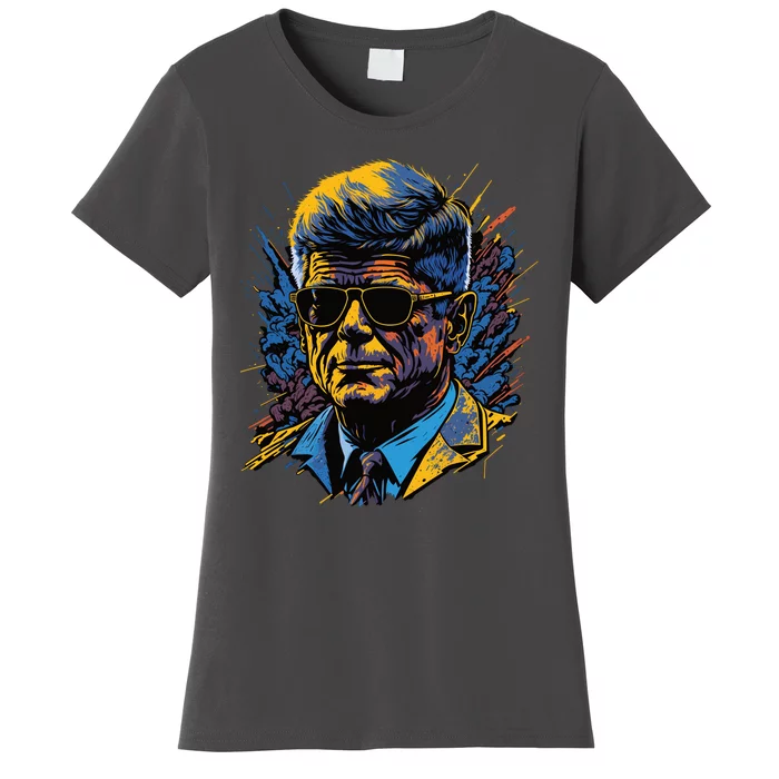 Retro John F Kennedy Pop Women's T-Shirt