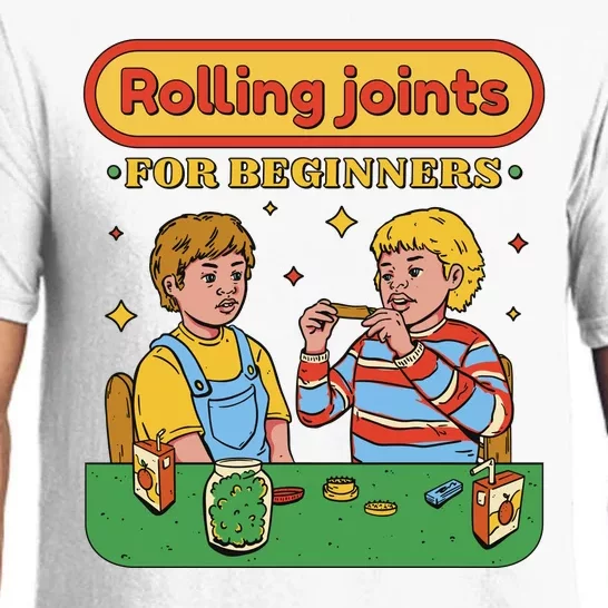 Rolling Joints For Beginners Funny Retro Pajama Set