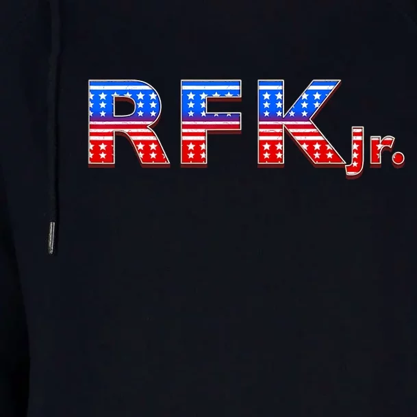 RFK Jr. For President 2024 Stars And Stripes Red White Blue Womens Funnel Neck Pullover Hood