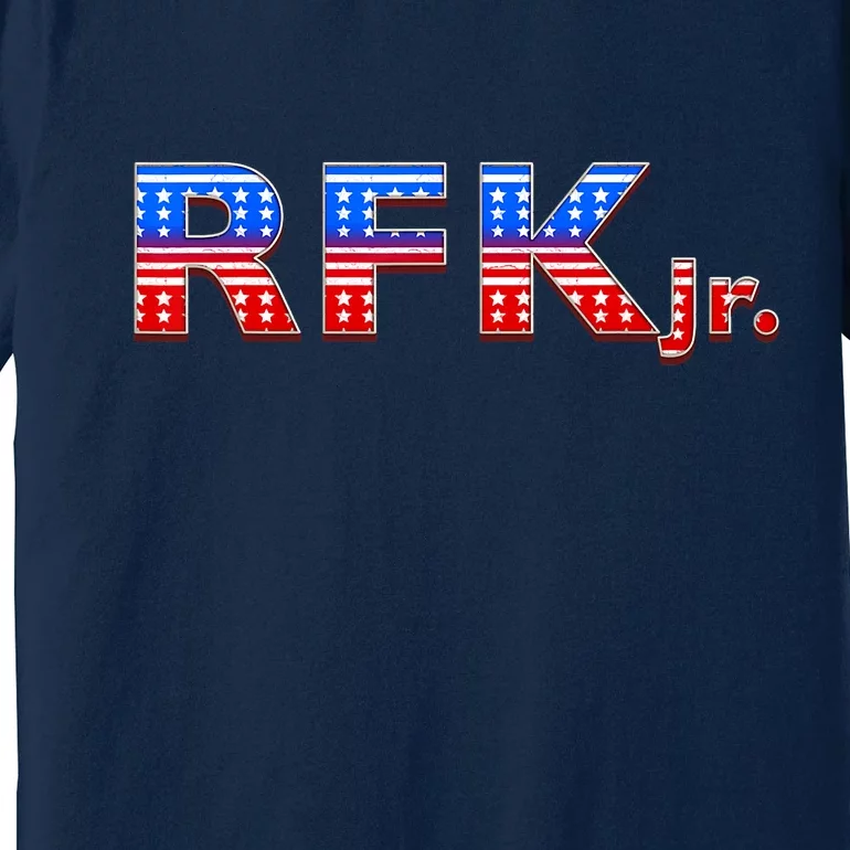 RFK Jr. For President 2024 Stars And Stripes Red White Blue Premium T-Shirt