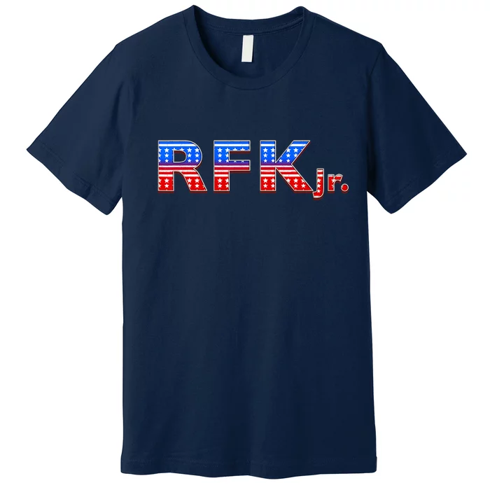 RFK Jr. For President 2024 Stars And Stripes Red White Blue Premium T-Shirt