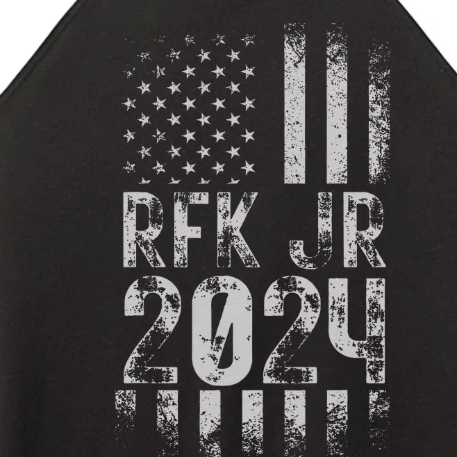 RFK JR For President 2024 Robert Kennedy Jr 24 Flag Classic Women’s Perfect Tri Rocker Tank