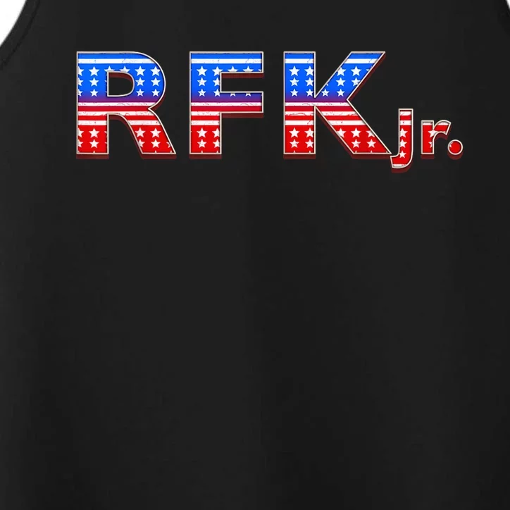 RFK Jr. for President 2024 Stars and Stripes Red White Blue Performance Tank