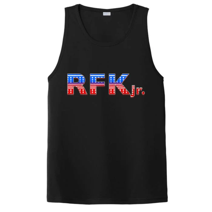 RFK Jr. for President 2024 Stars and Stripes Red White Blue Performance Tank