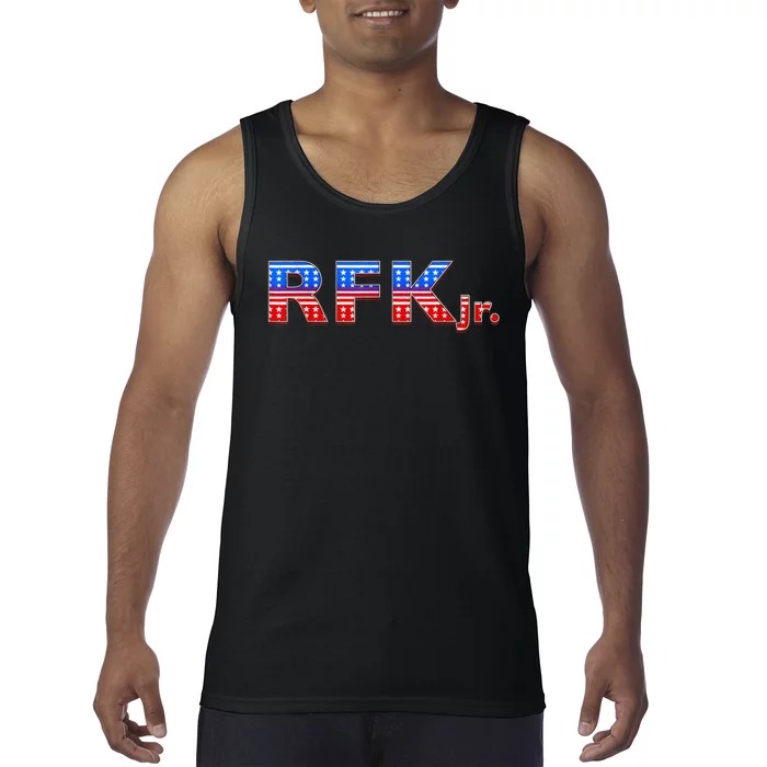 RFK Jr. for President 2024 Stars and Stripes Red White Blue Tank Top