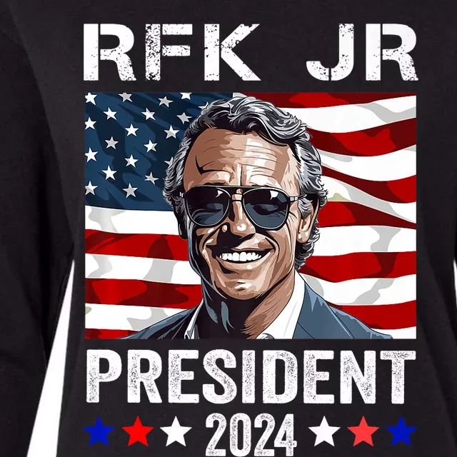 RFK JR For President 2024 Robert Kennedy Jr 24 Womens Cotton Relaxed Long Sleeve T-Shirt