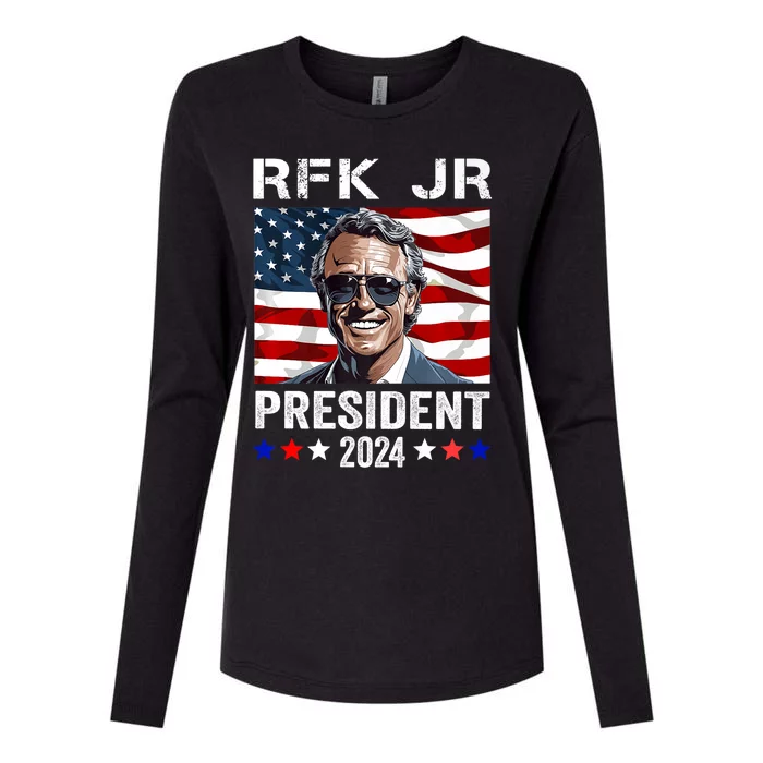 RFK JR For President 2024 Robert Kennedy Jr 24 Womens Cotton Relaxed Long Sleeve T-Shirt