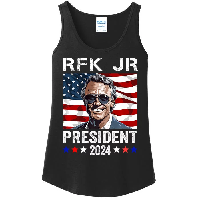 RFK JR For President 2024 Robert Kennedy Jr 24 Ladies Essential Tank