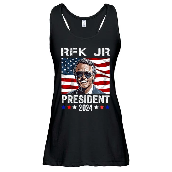 RFK JR For President 2024 Robert Kennedy Jr 24 Ladies Essential Flowy Tank