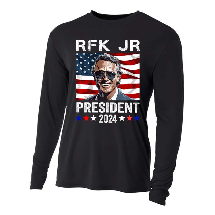 RFK JR For President 2024 Robert Kennedy Jr 24 Cooling Performance Long Sleeve Crew