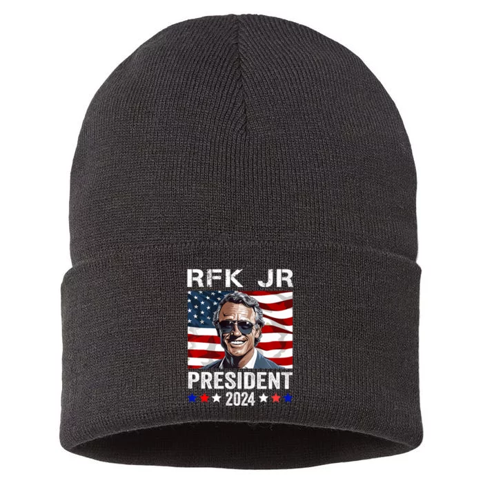 RFK JR For President 2024 Robert Kennedy Jr 24 Sustainable Knit Beanie