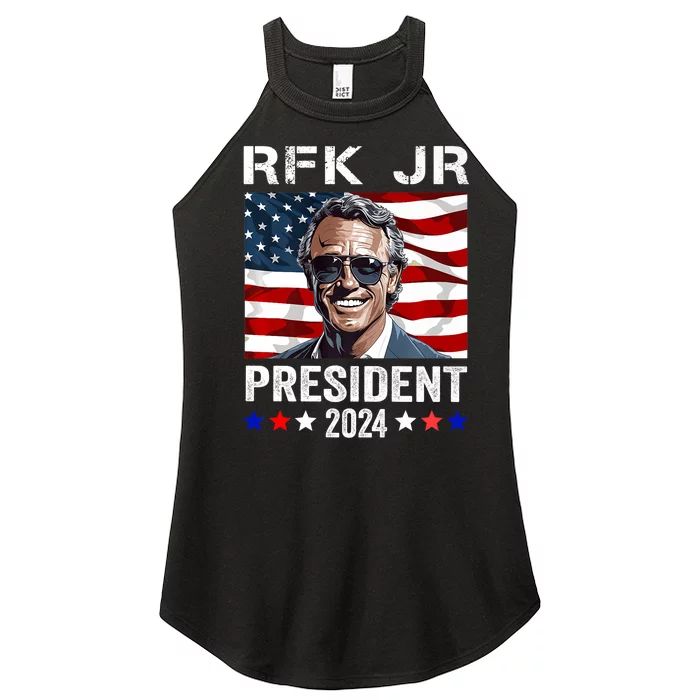 RFK JR For President 2024 Robert Kennedy Jr 24 Women’s Perfect Tri Rocker Tank