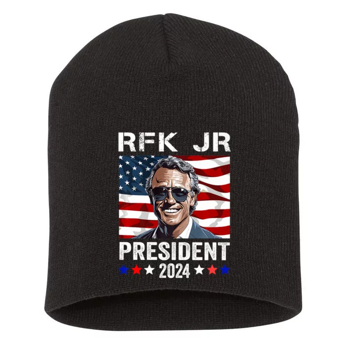 RFK JR For President 2024 Robert Kennedy Jr 24 Short Acrylic Beanie