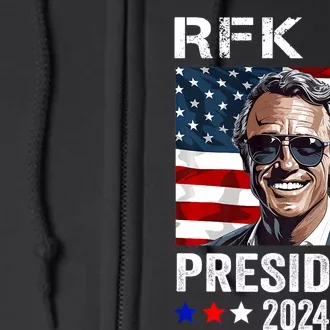 RFK JR For President 2024 Robert Kennedy Jr 24 Full Zip Hoodie