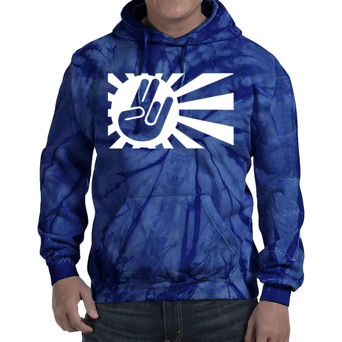 Racers Japan Flag Tie Dye Hoodie