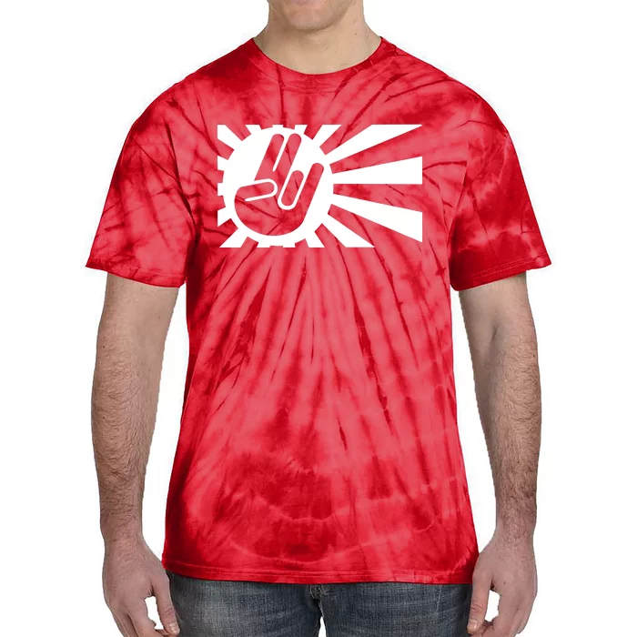 Racers Japan Flag Tie-Dye T-Shirt