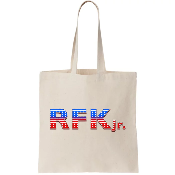 RFK Jr. for President 2024 Stars and Stripes Red White Blue Tote Bag