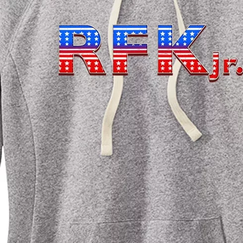 RFK Jr. for President 2024 Stars and Stripes Red White Blue Women's Fleece Hoodie