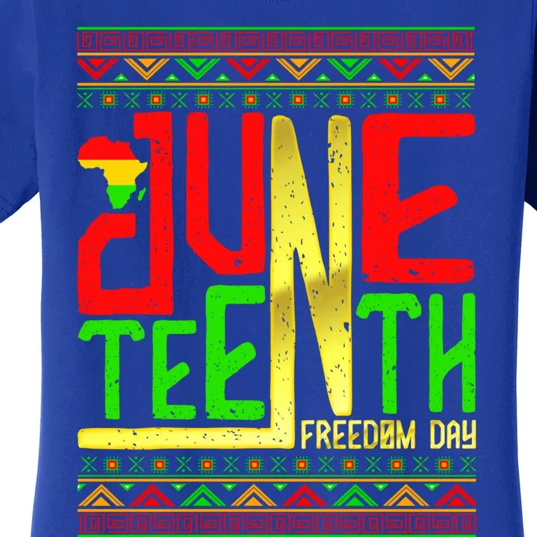 Retro Juneteenth Freedom Day Black History Month Gift Women's T-Shirt