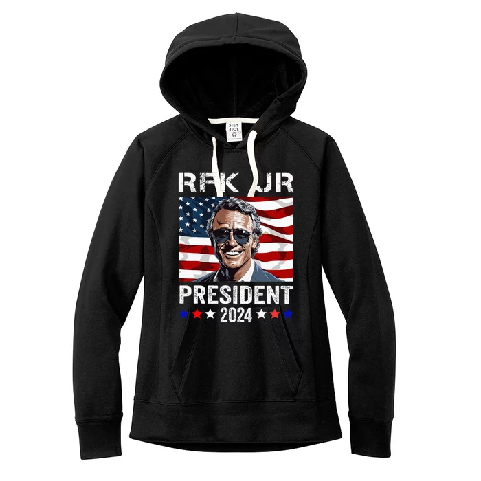 Rfk Jr For President 2024 Robert Kennedy Jr 24 Women's Fleece Hoodie