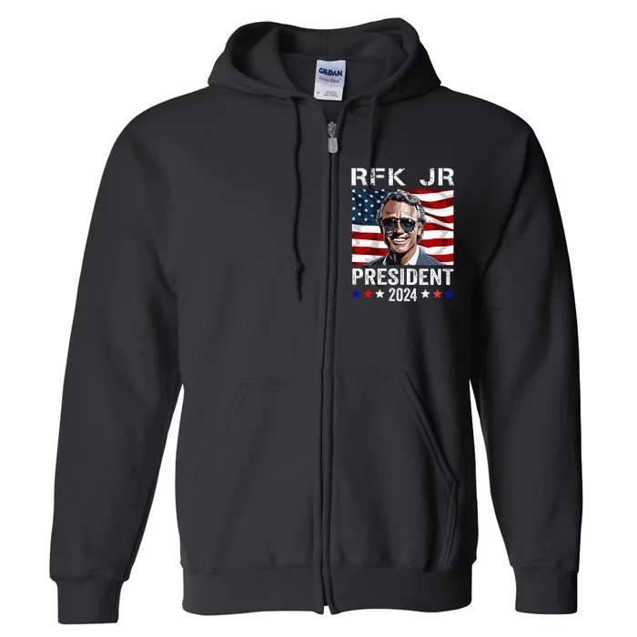 Rfk Jr For President 2024 Robert Kennedy Jr 24 Full Zip Hoodie