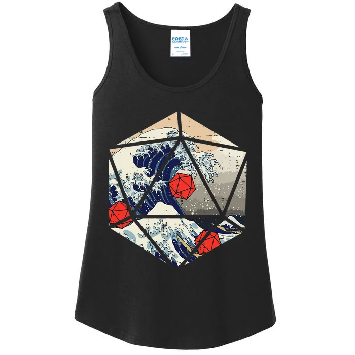 Rpg Japanese Great Wave Gamer Ladies Essential Tank