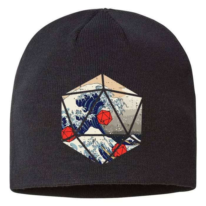 Rpg Japanese Great Wave Gamer 8 1/2in Sustainable Knit Beanie