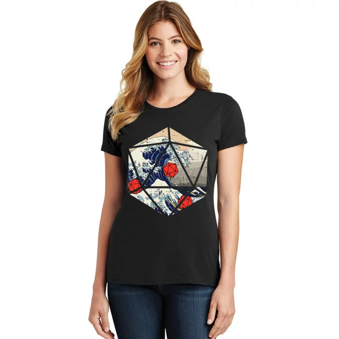 Rpg Japanese Great Wave Gamer Women's T-Shirt