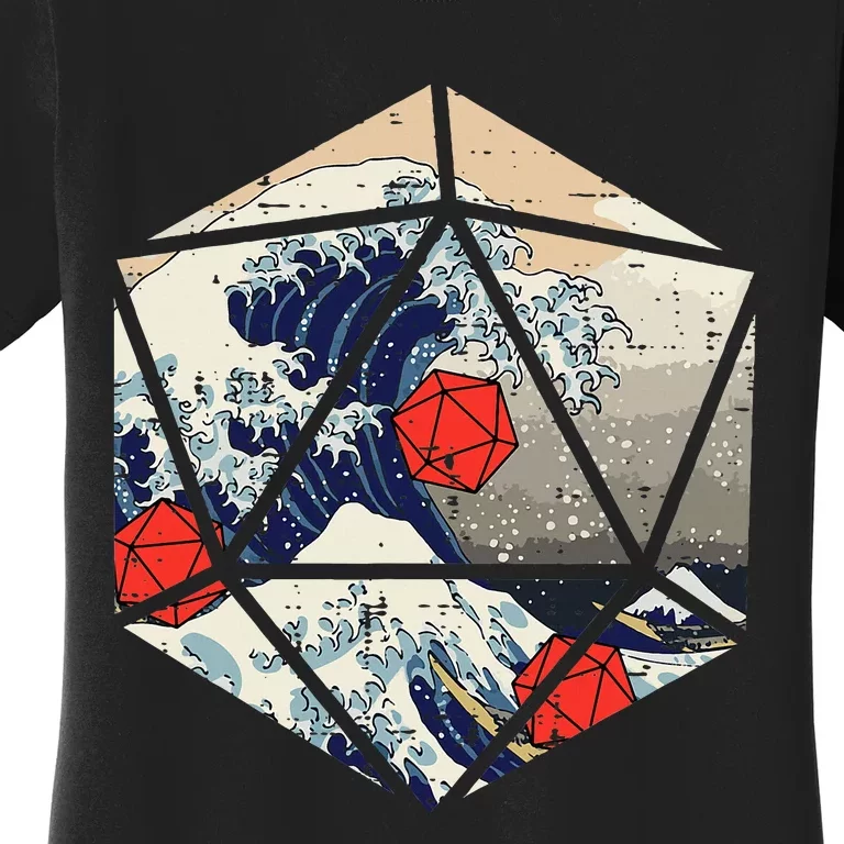 Rpg Japanese Great Wave Gamer Women's T-Shirt