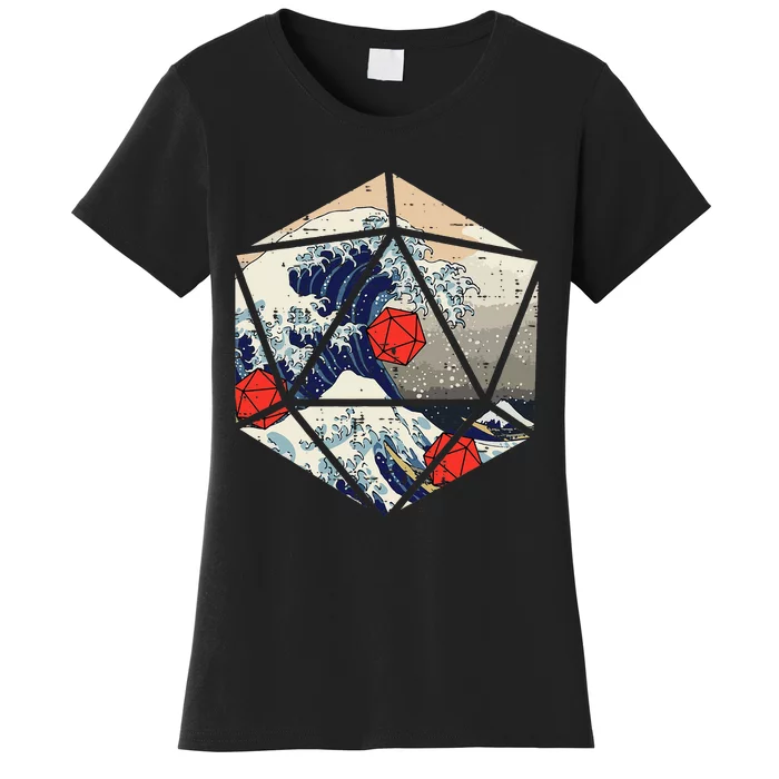 Rpg Japanese Great Wave Gamer Women's T-Shirt