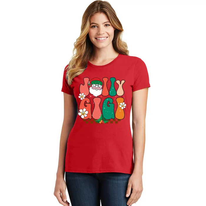 Retro Jolly Gigi Christmas Women's T-Shirt