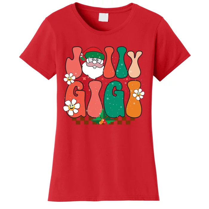 Retro Jolly Gigi Christmas Women's T-Shirt