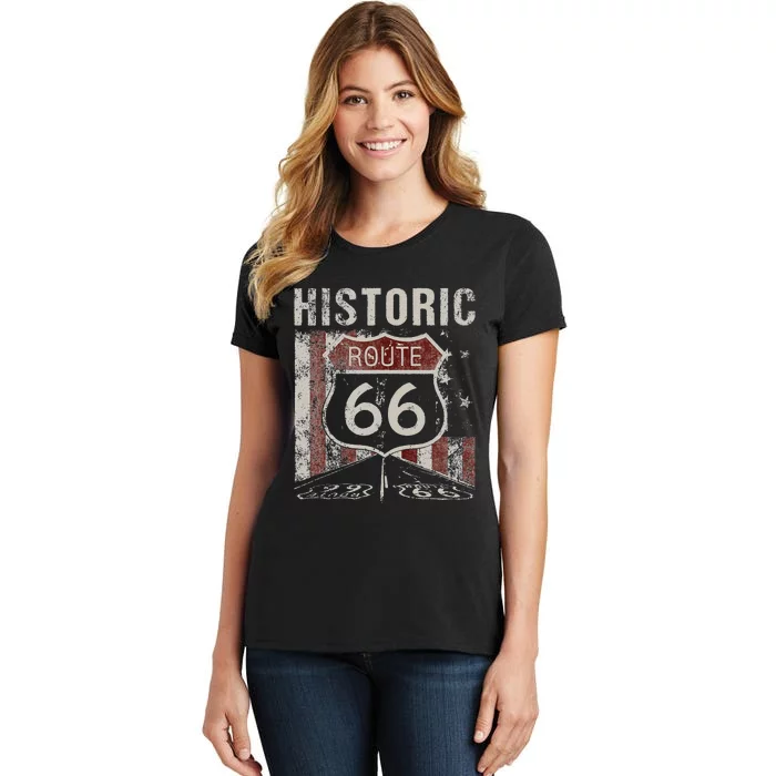 Ripple Junction Historic Route 66 Women's T-Shirt