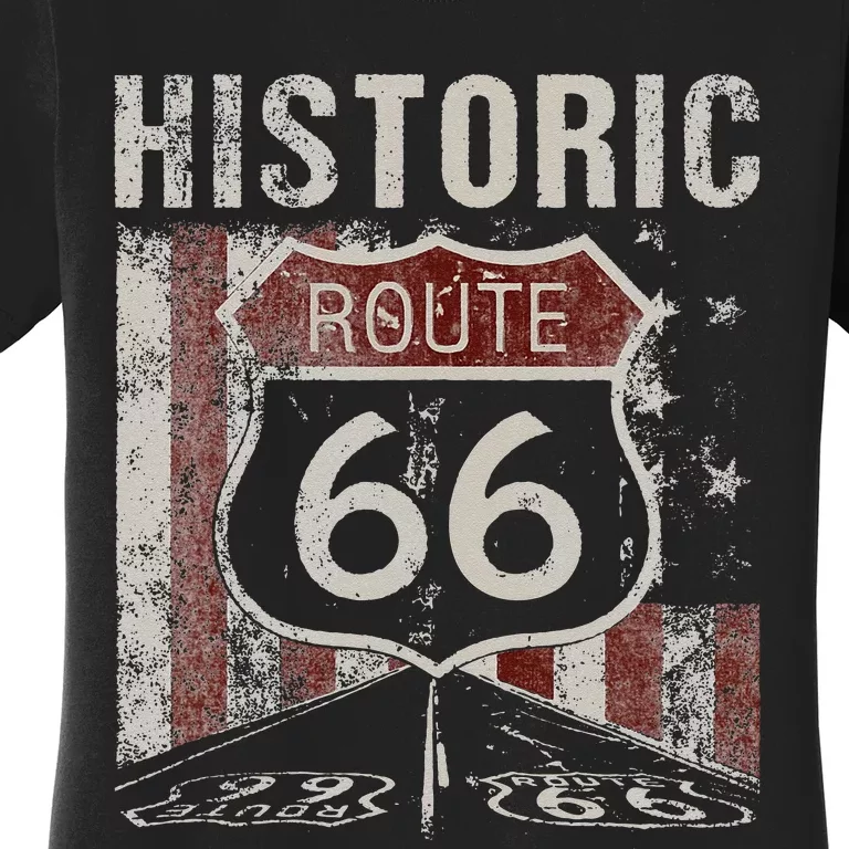 Ripple Junction Historic Route 66 Women's T-Shirt