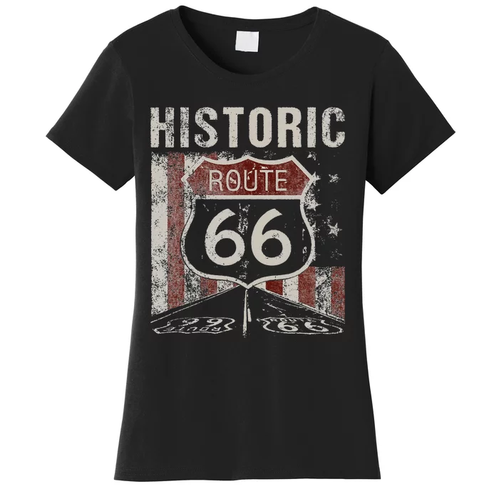 Ripple Junction Historic Route 66 Women's T-Shirt