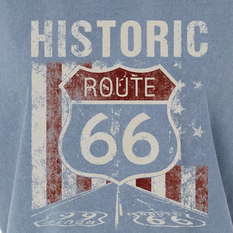 Ripple Junction Historic Route 66 Garment-Dyed Women's Muscle Tee