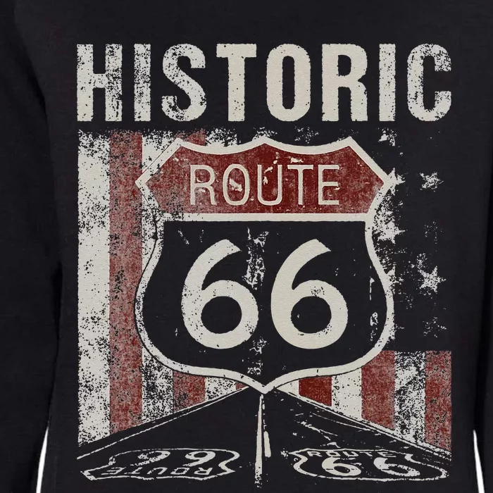 Ripple Junction Historic Route 66 Womens California Wash Sweatshirt