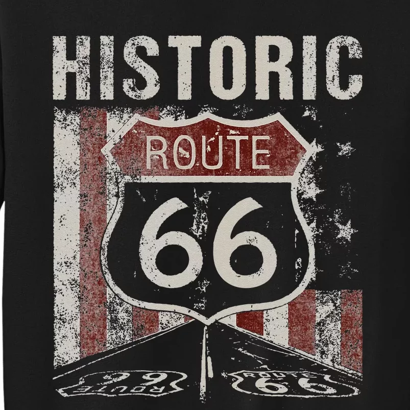 Ripple Junction Historic Route 66 Tall Sweatshirt