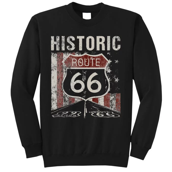 Ripple Junction Historic Route 66 Tall Sweatshirt