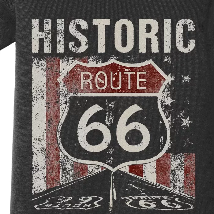 Ripple Junction Historic Route 66 Baby Bodysuit