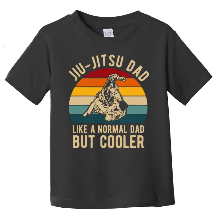 Retro Jiu Jitsu Dad Bjj Man Father Vintage Toddler T-Shirt