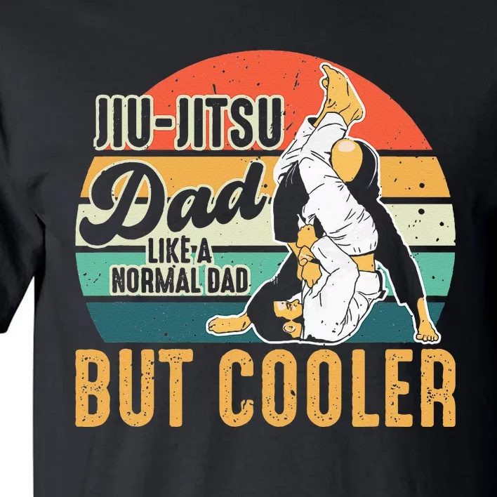 Retro Jiu Jitsu Dad Brazilian BJJ Jew Jitsu Father Tall T-Shirt