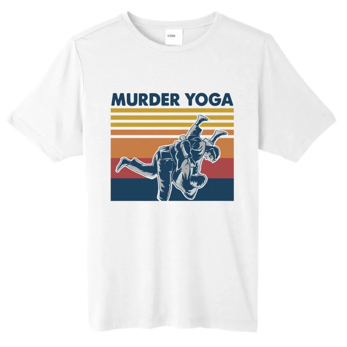 Retro Jiu Jitsu Murder Yoga Jiu Jitsu Murder Yoga ChromaSoft Performance T-Shirt