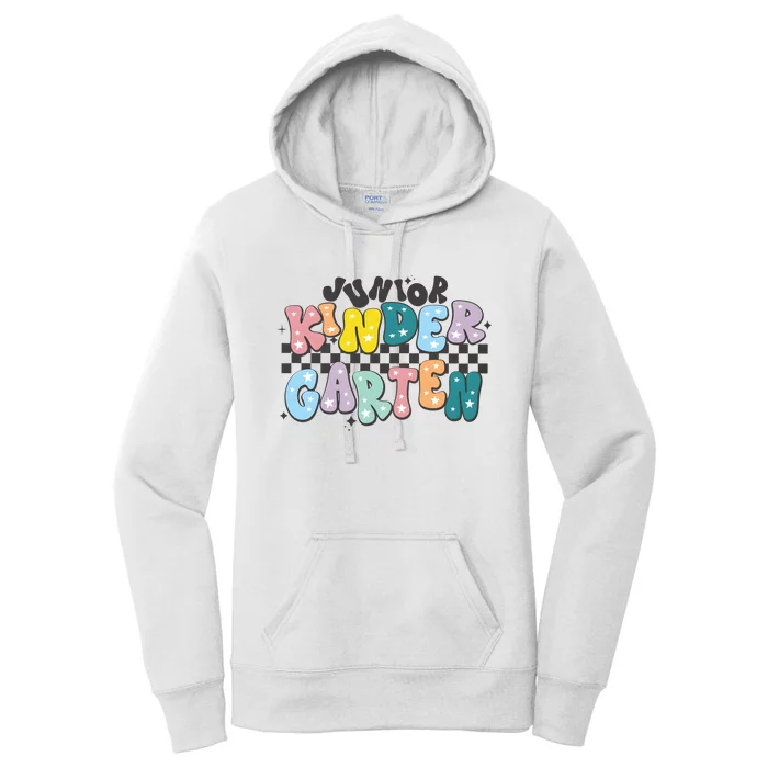 Retro Junior Kindergarten Women's Pullover Hoodie